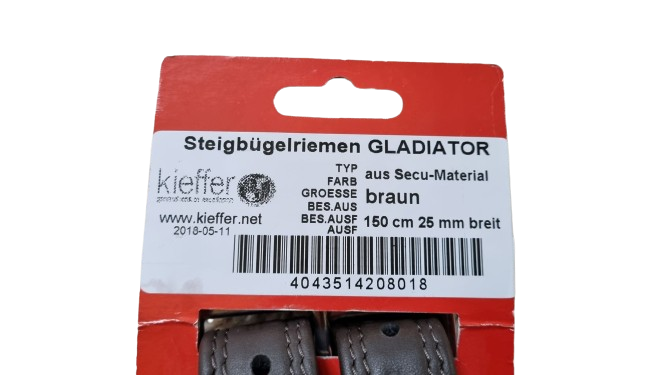 Kieffer Gladiator stirrup leathers